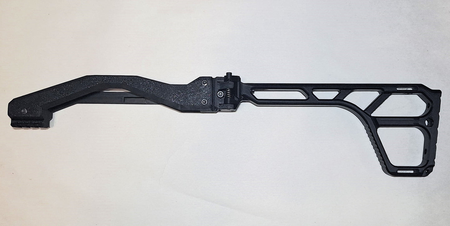 Taurus TX22 Chassis folding brace kit in black, modular tactical firearm accessory