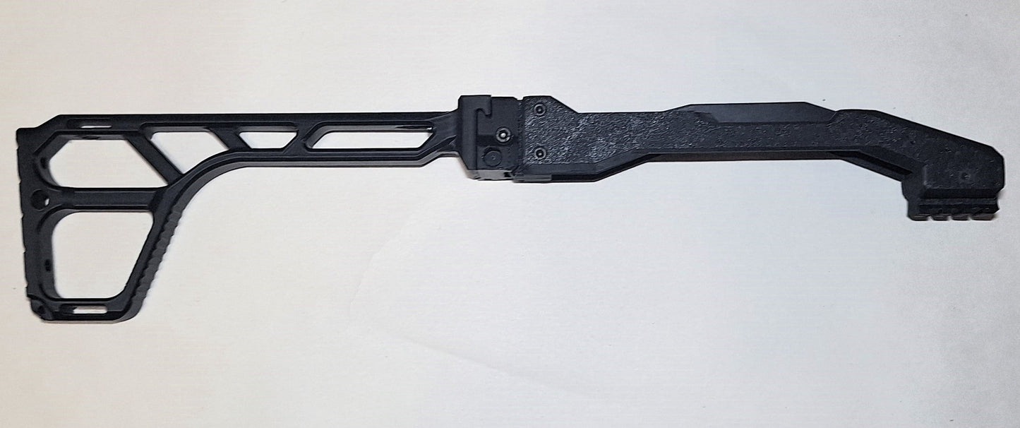 Taurus TX22 Chassis folding brace kit in black for compact tactical firearm upgrade