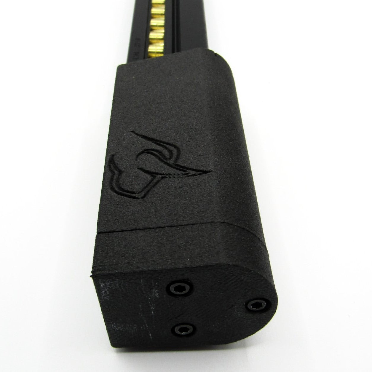 Taurus TX22 magazine extension with 15-round capacity, durable black build, precision fit for TX22 Gen 1/2 and TORO models.