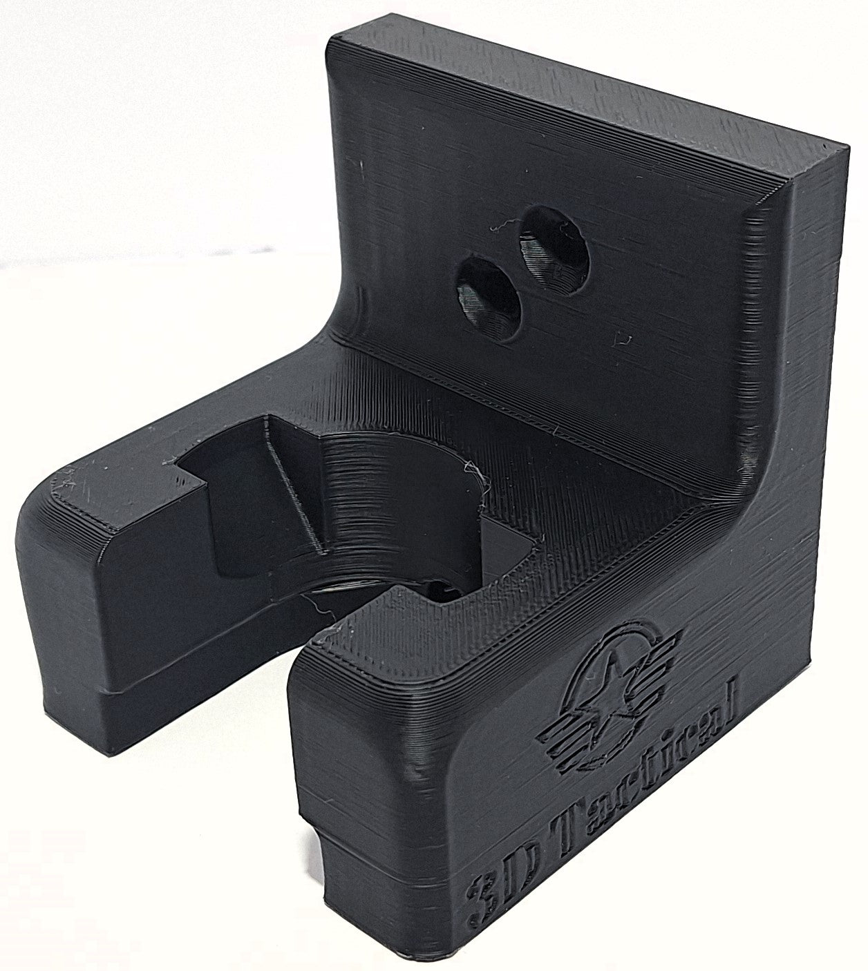 3D-Tactical AR Buffer Wall Hanger for AR-15 and AR-10 rifles, made in USA.