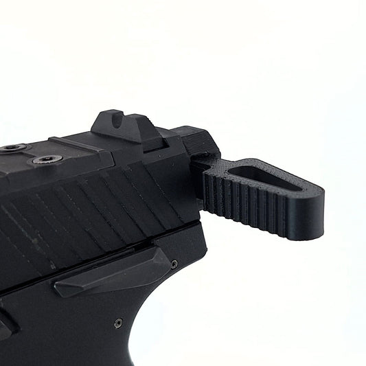 Taurus TX22 MTN Charging Handle ambidextrous ergonomic black firearm accessory on handgun