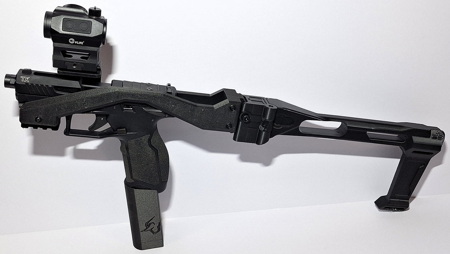 TX22 CF-Nylon Chassis & Folding Brace Kit