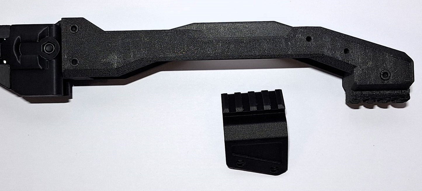 TX22 CF-Nylon Chassis & Folding Brace Kit